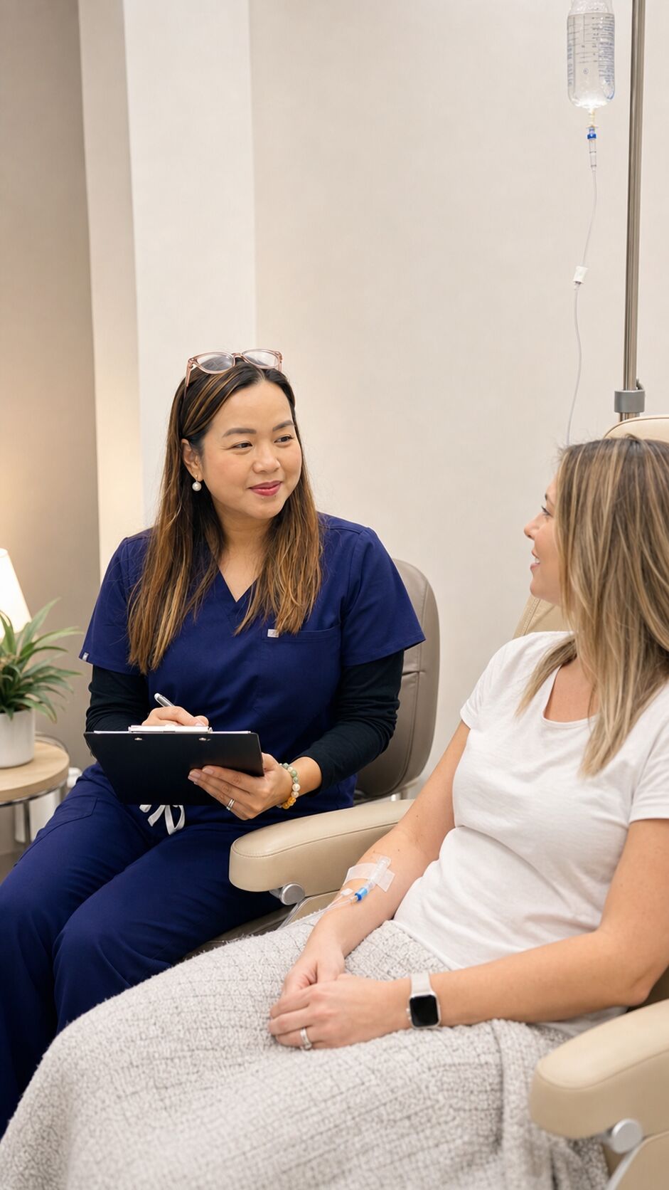 IV therapy consultation at The Hydro Drip Bar