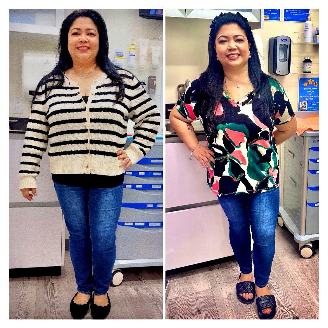 100 lbs combined weight loss couple