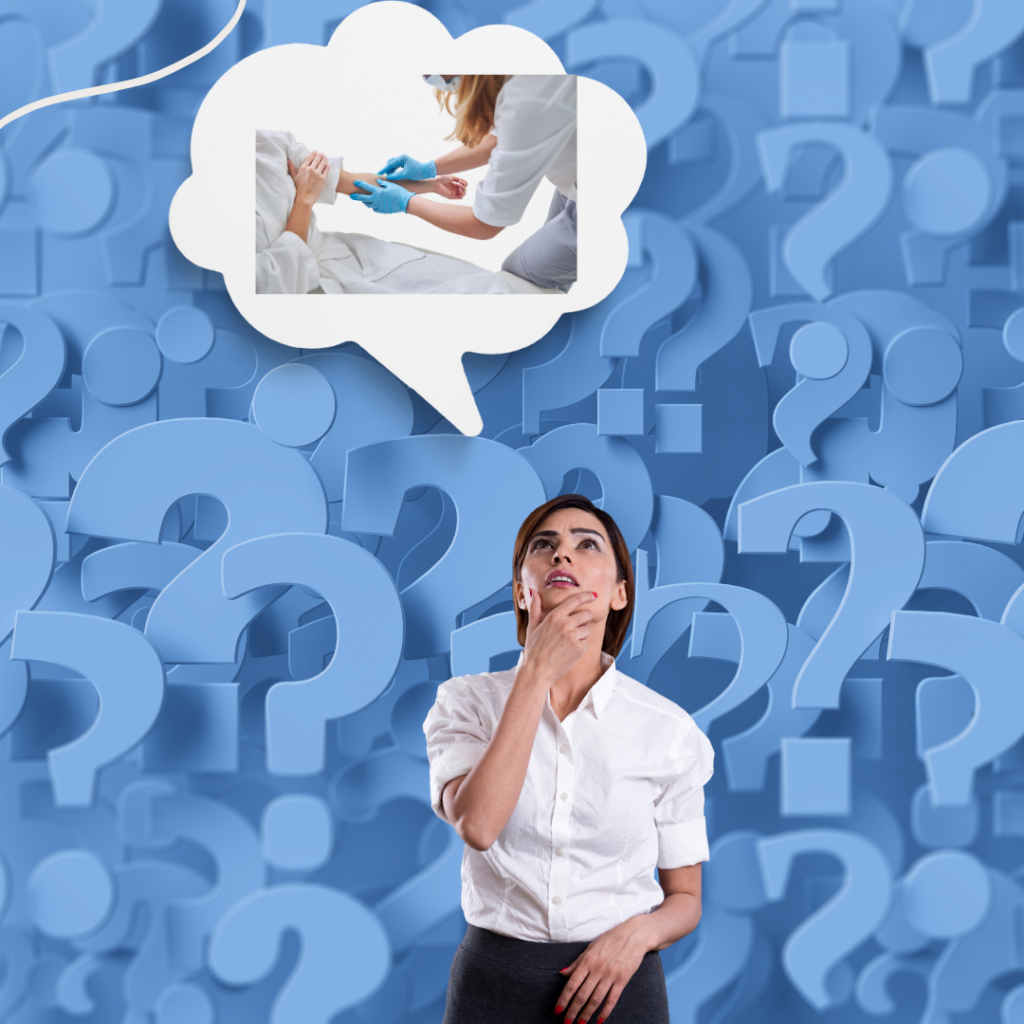 Woman thinking about IV therapy benefits and how IV hydration works for the body