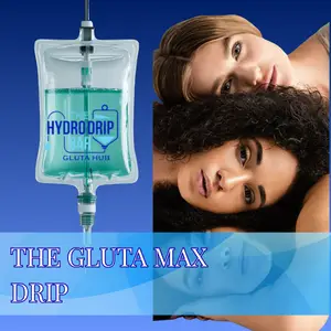 Gluta Max IV drip with high-dose glutathione and vitamin C for skin brightening and antioxidant support