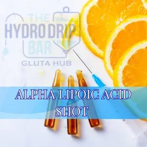 Alpha Lipoic Acid Shot supporting antioxidant protection, cellular energy, and overall wellness.